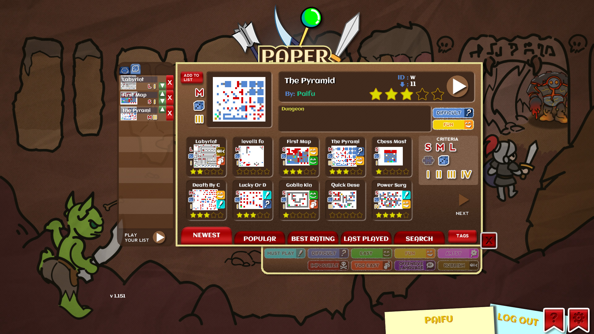 Скриншот из игры Paper Dungeons - 41