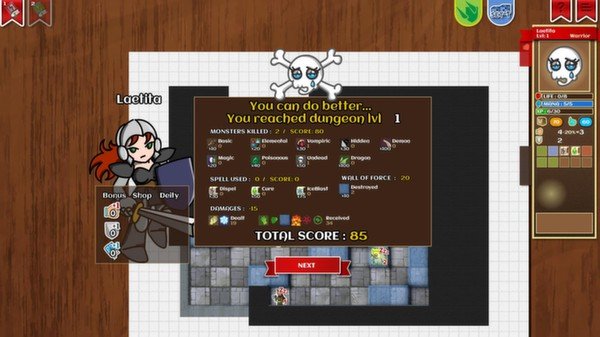 Скриншот из игры Paper Dungeons - 12