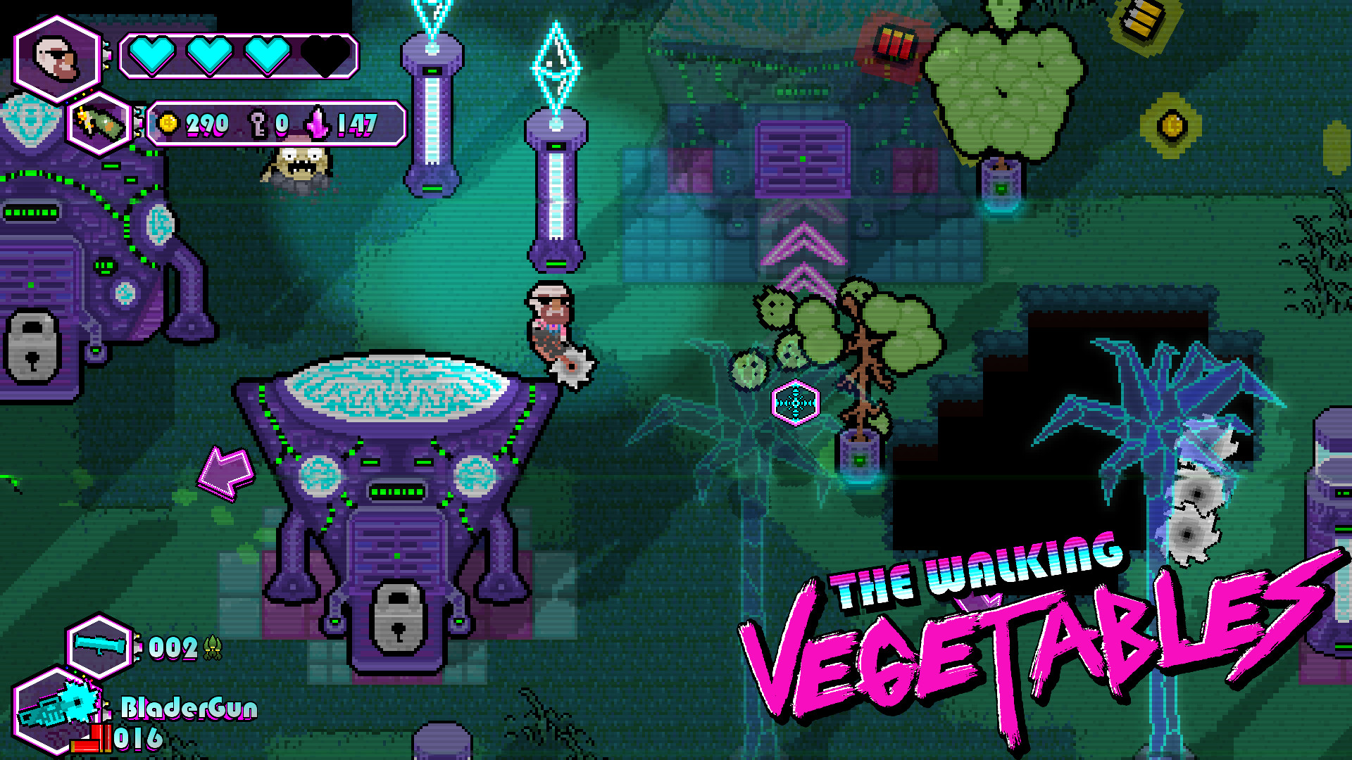 Скриншот из игры The Walking Vegetables - 2