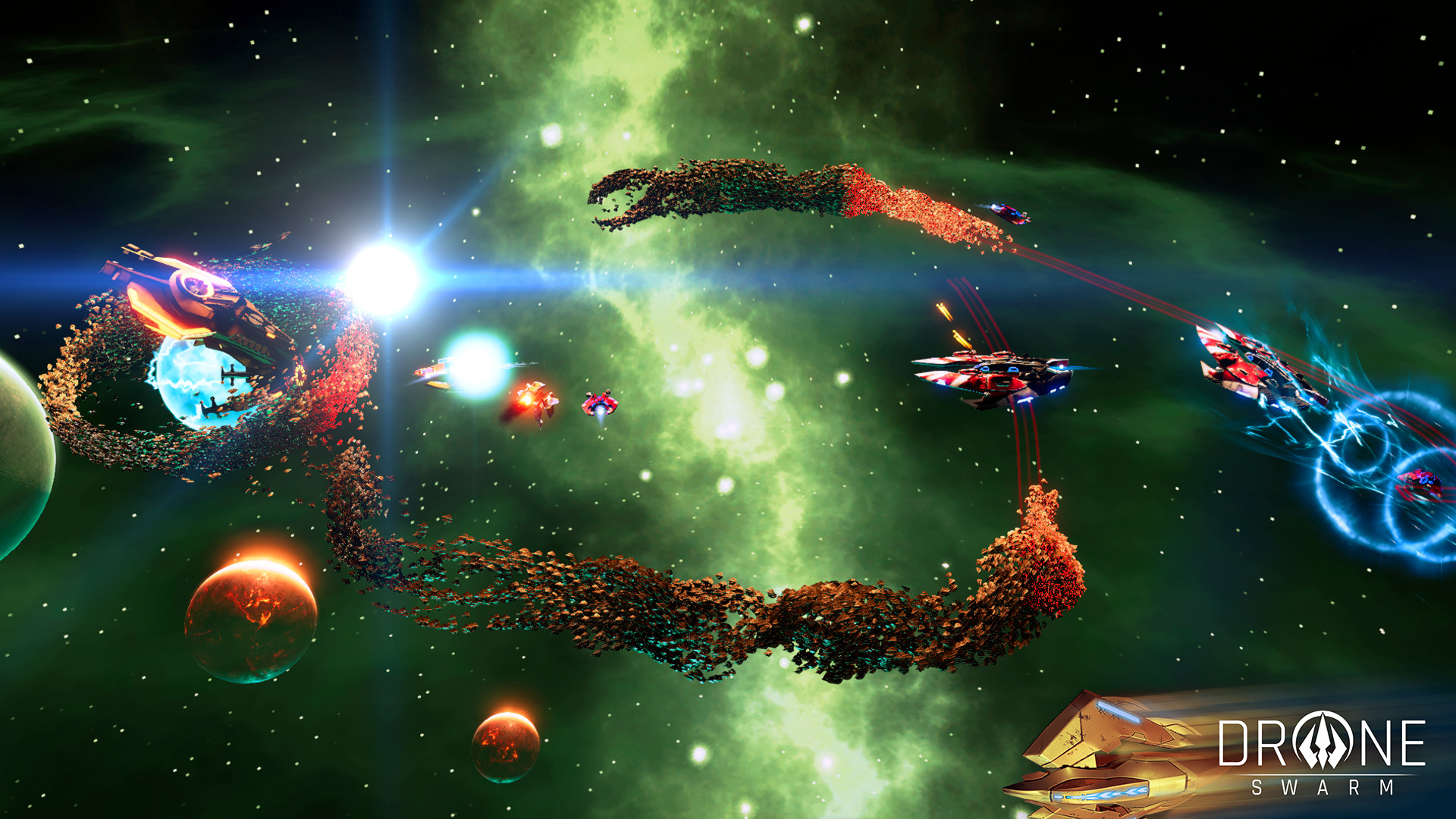 Скриншот из игры Drone Swarm - 2