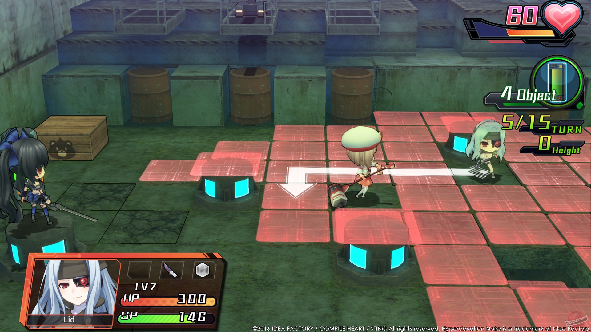 Скриншот из игры Hyperdevotion Noire: Goddess Black Heart - 4