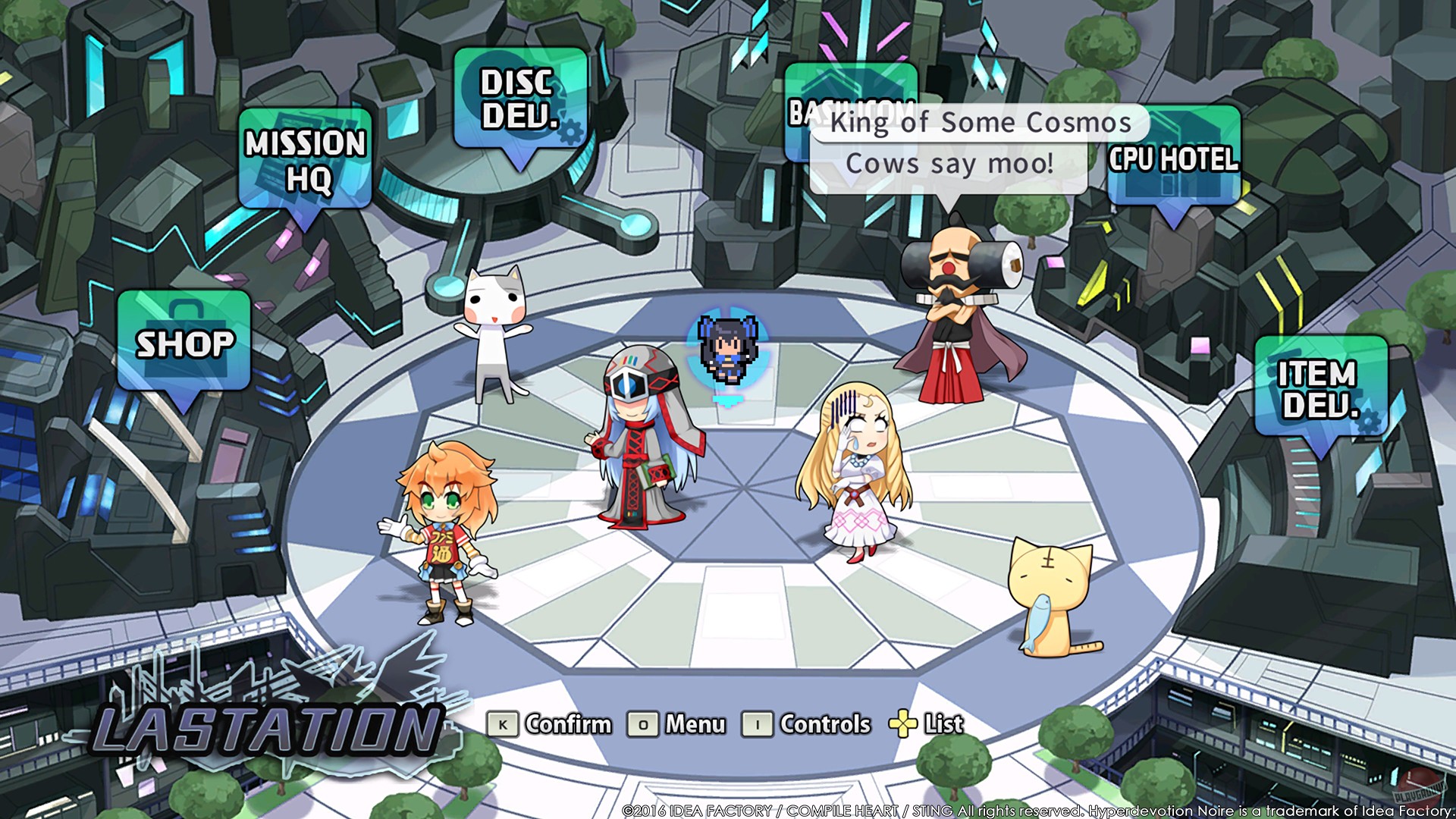 Скриншот из игры Hyperdevotion Noire: Goddess Black Heart - 17
