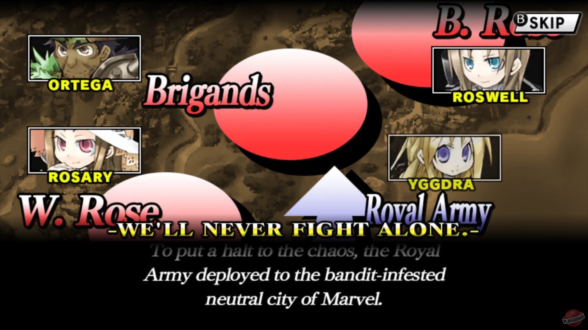 Скриншот из игры Yggdra Union - 4