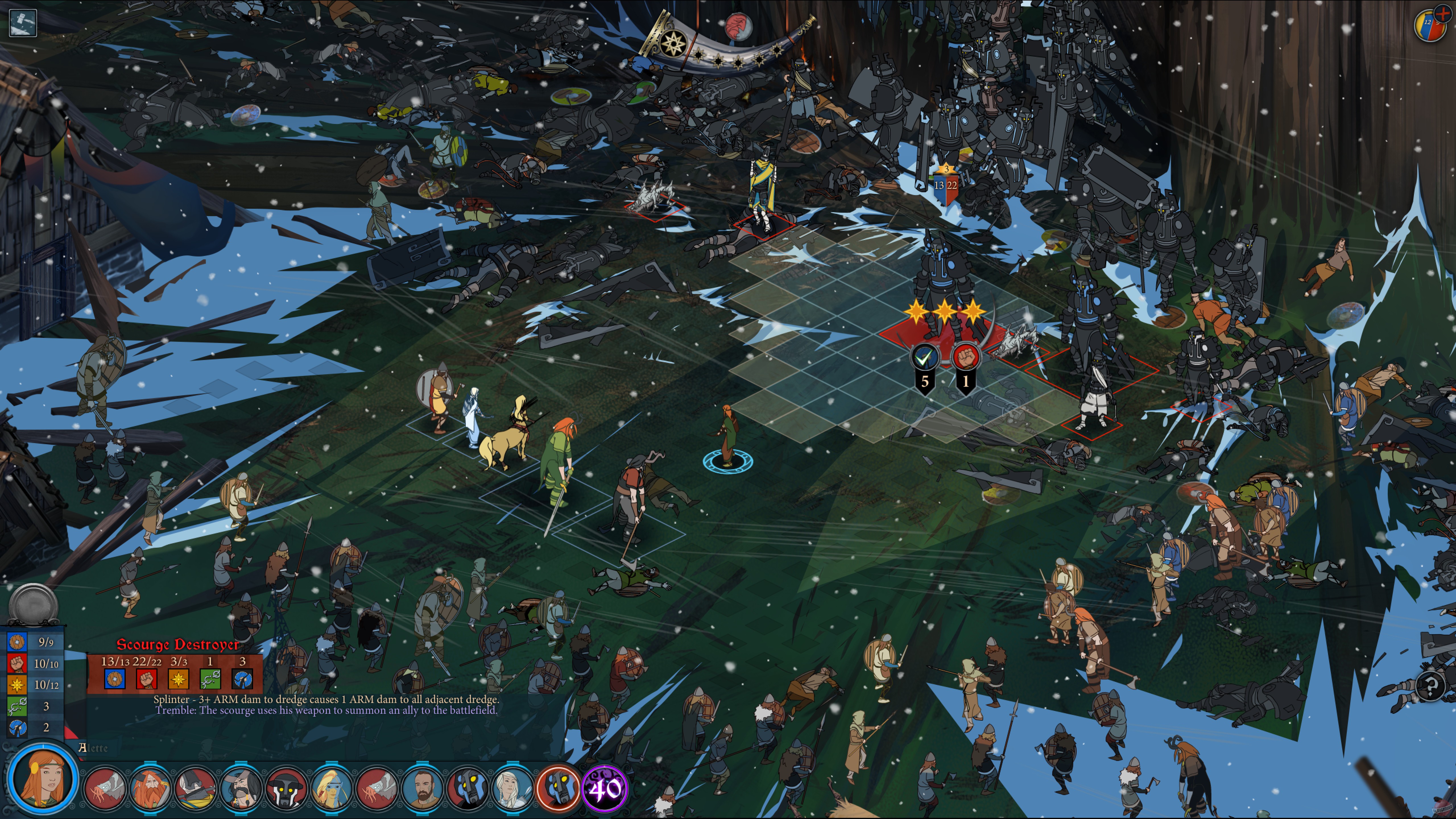 Скриншот из игры The Banner Saga 3 - 16