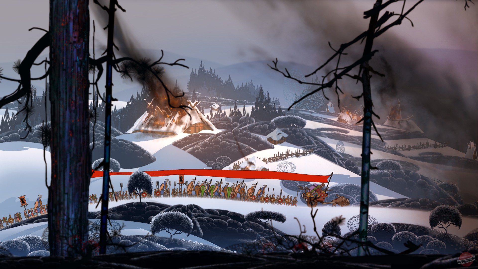 Скриншот из игры The Banner Saga - 37