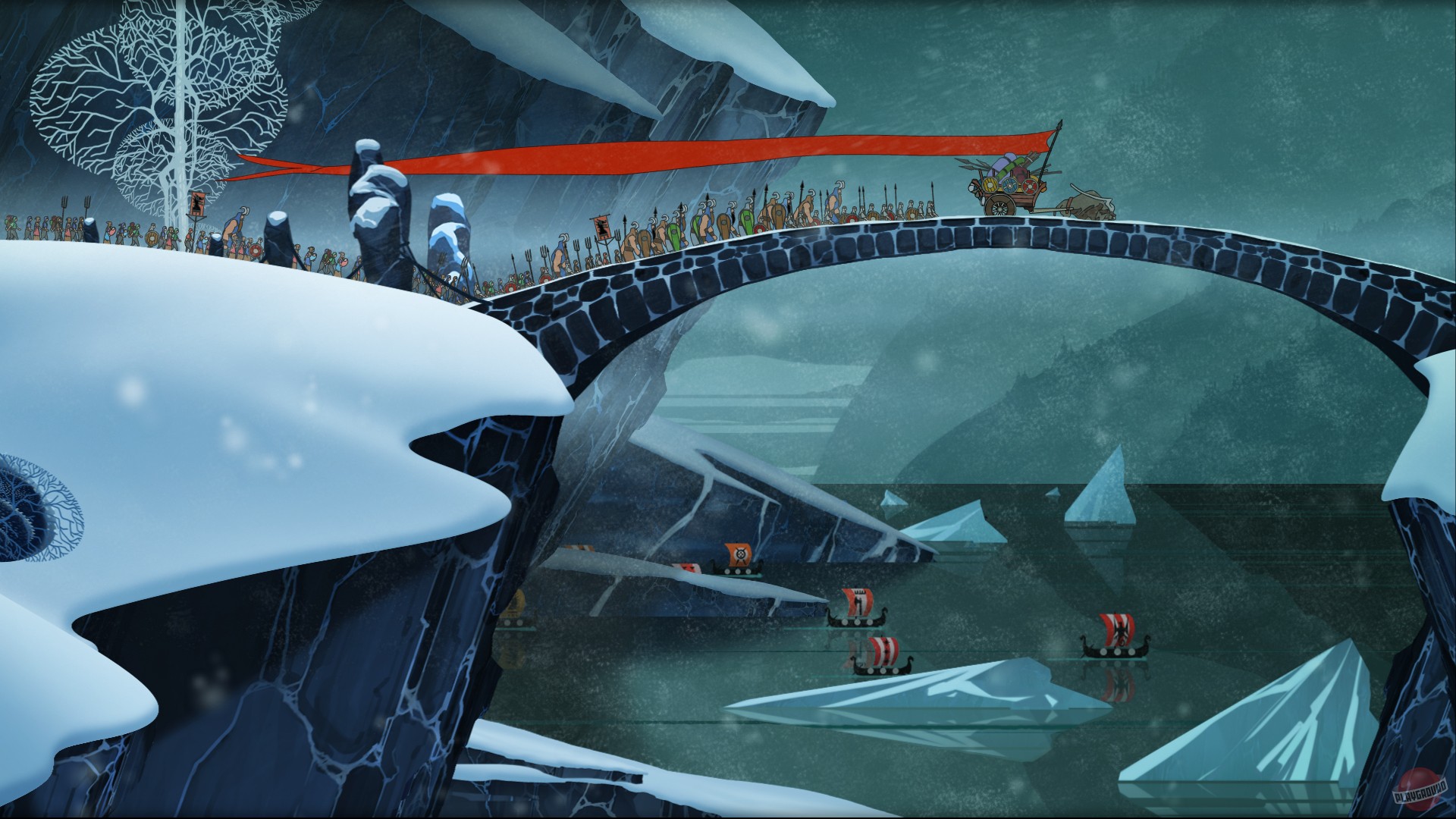 Скриншот из игры The Banner Saga - 33