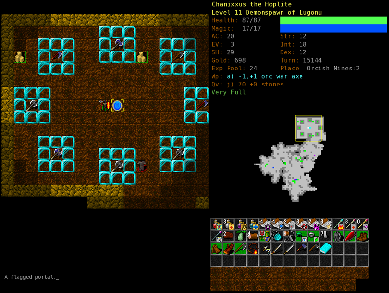 Скриншот из игры Dungeon Crawl Stone Soup - 10