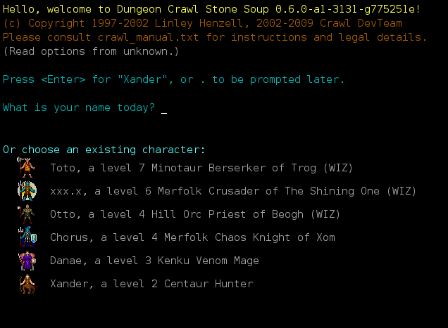Скриншот из игры Dungeon Crawl Stone Soup - 12