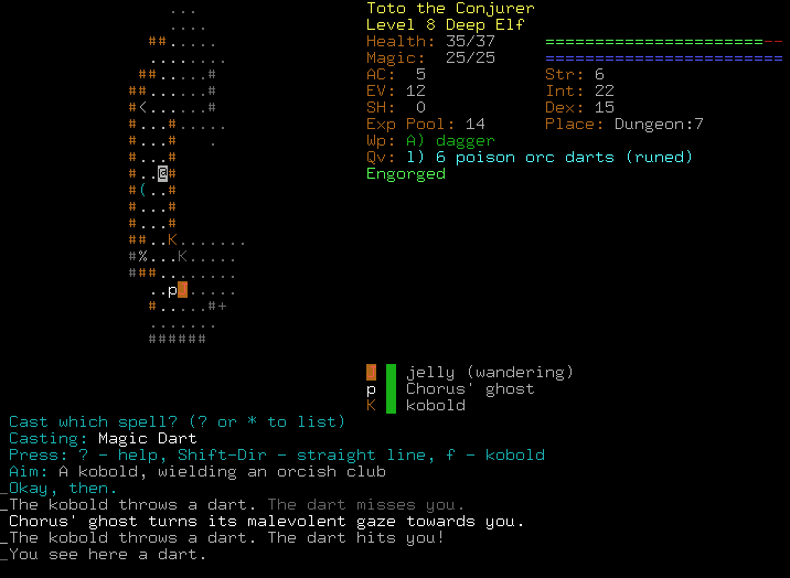 Скриншот из игры Dungeon Crawl Stone Soup - 7