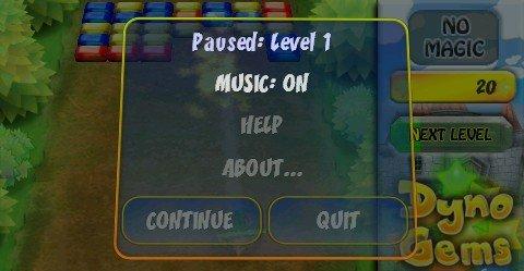 Скриншот из игры Dynogems - 4