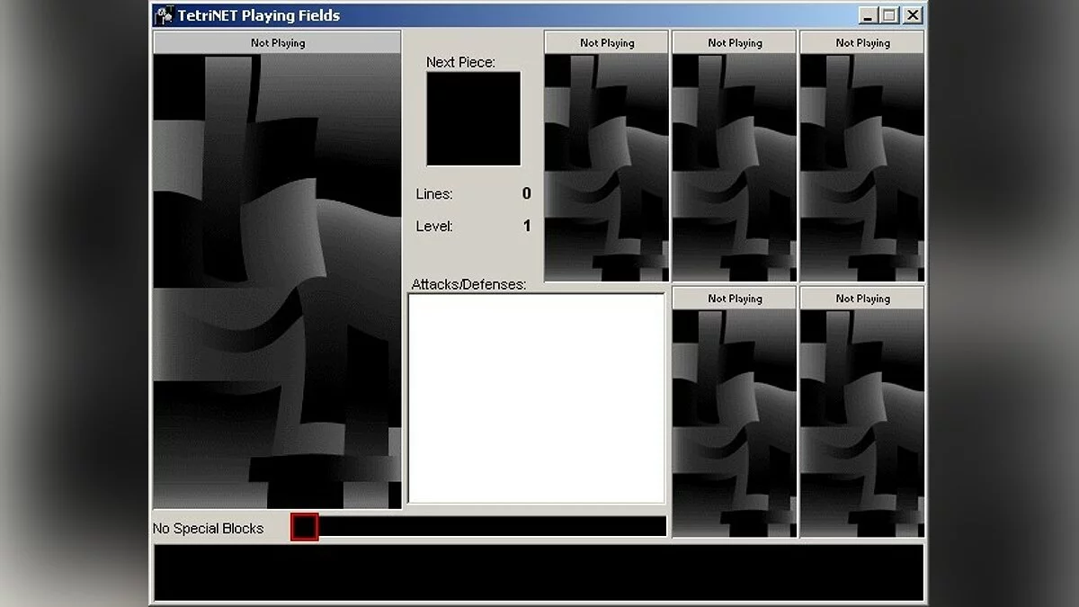 Скриншот из игры TetriNET - 4