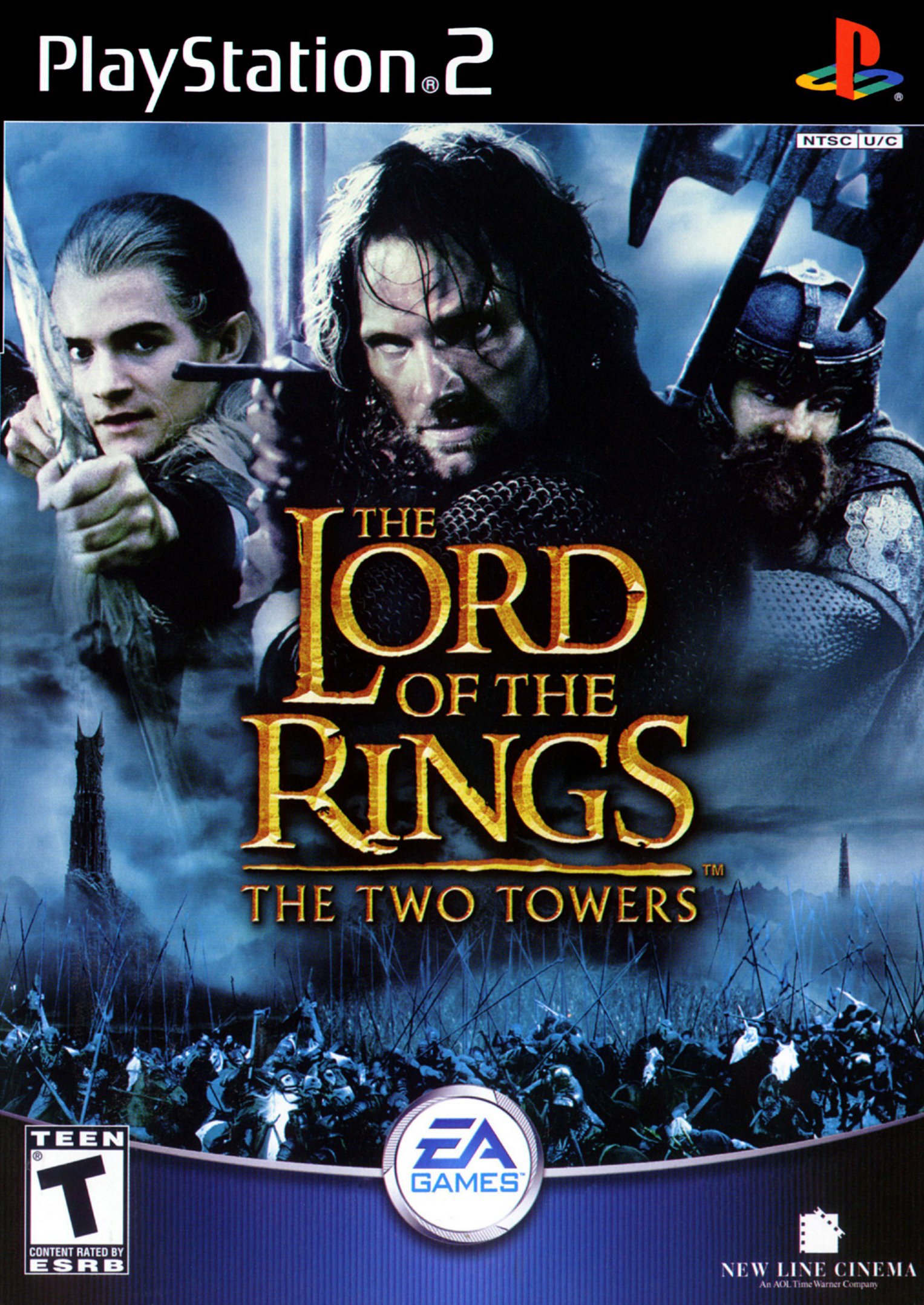 Обложка игры The Lord of the Rings: The Two Towers