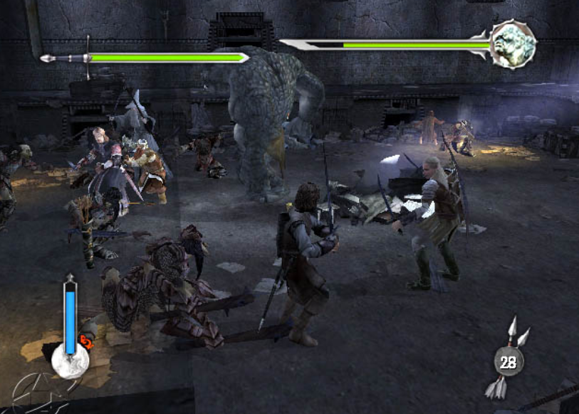 Скриншот из игры The Lord of the Rings: The Two Towers - 1