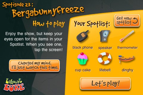 Скриншот из игры Luke Spotisode23: Bergabunnyfreeze - 1