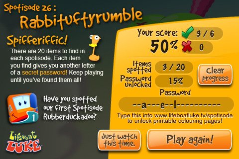 Скриншот из игры Luke Spotisode26: Rabbituftyrumble - 2