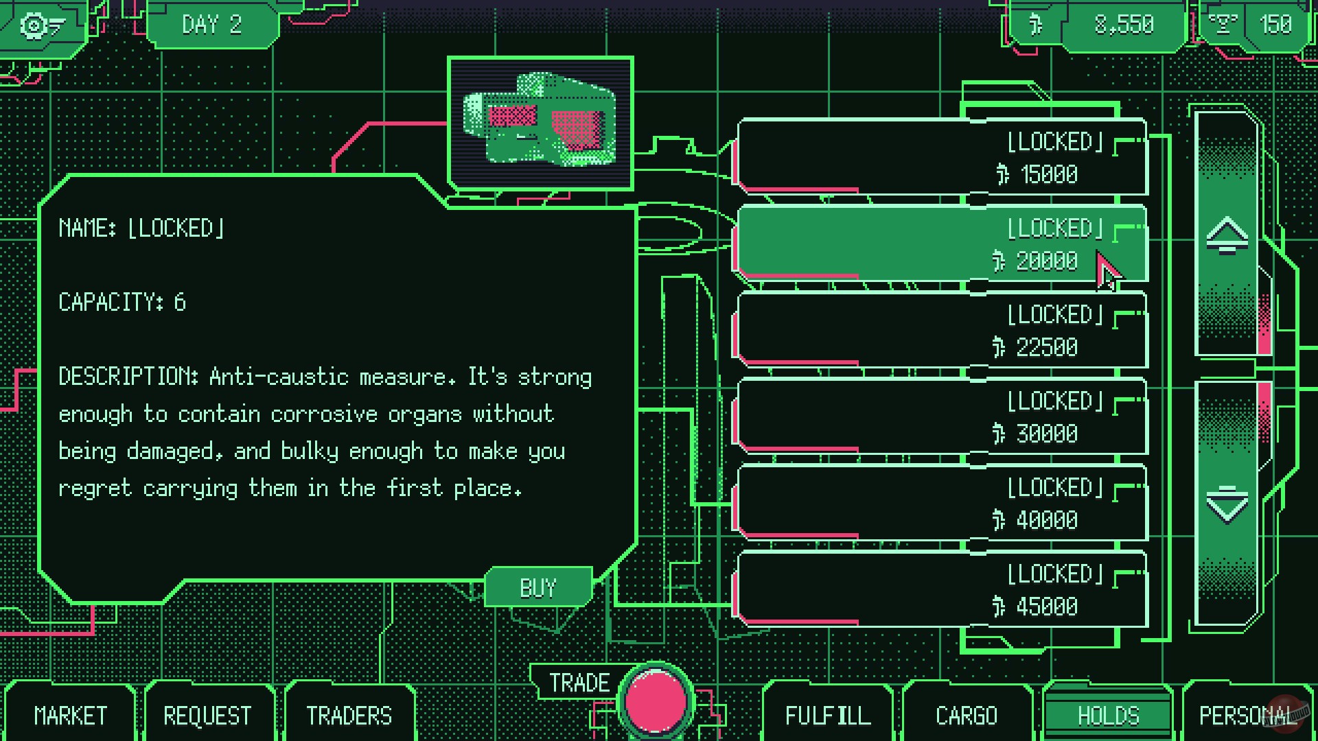 Скриншот из игры Space Warlord Organ Trading Simulator - 14