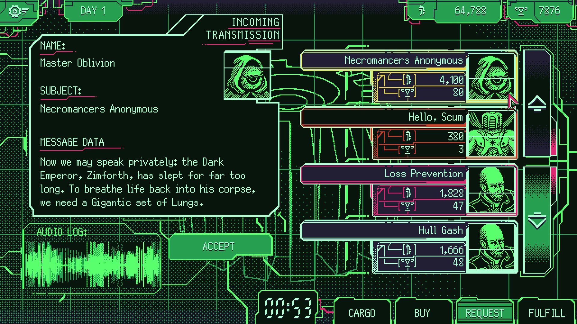 Скриншот из игры Space Warlord Organ Trading Simulator - 8