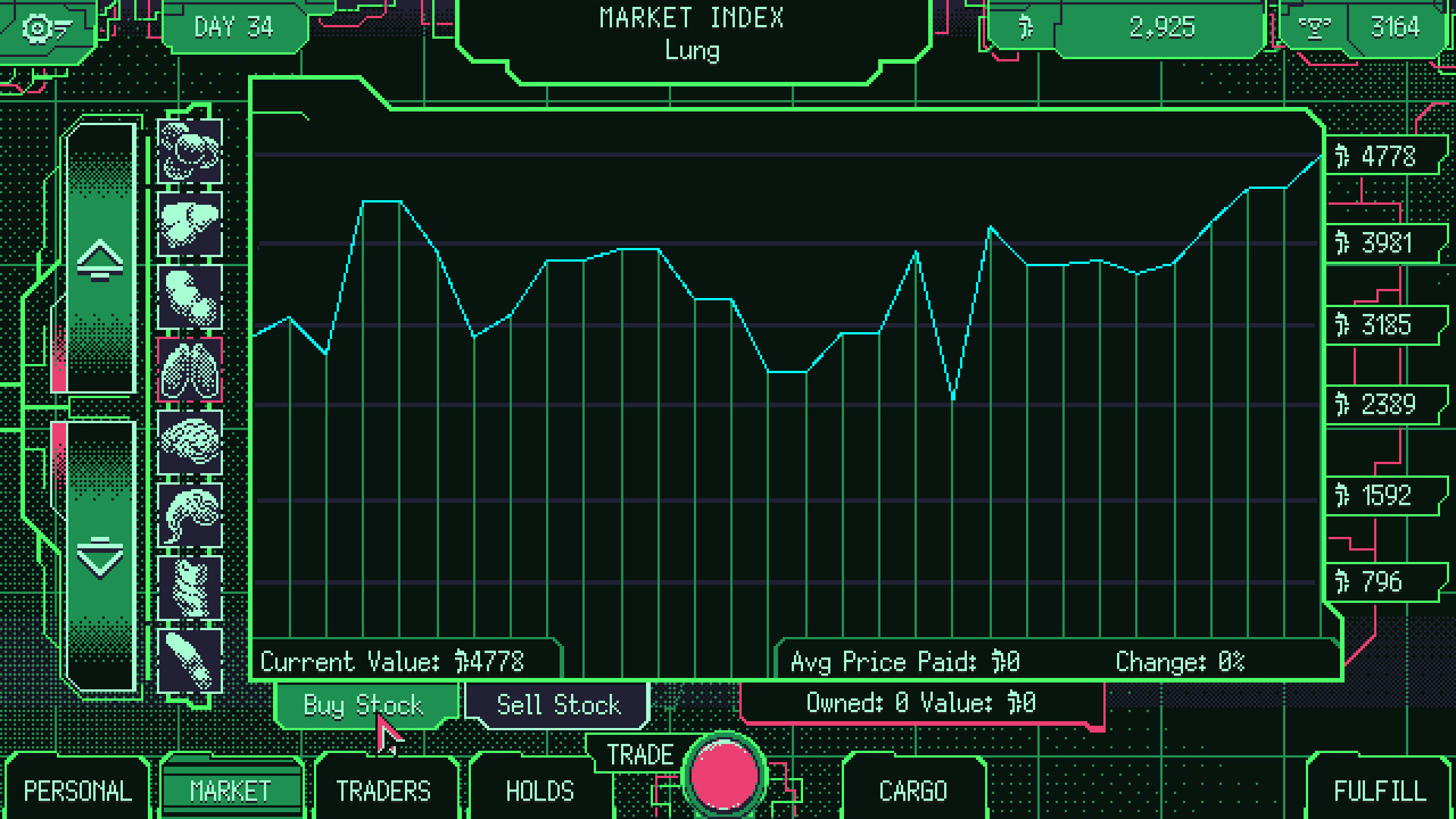 Скриншот из игры Space Warlord Organ Trading Simulator - 6