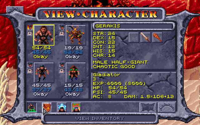 Скриншот из игры Dark Sun: Shattered Lands - 7