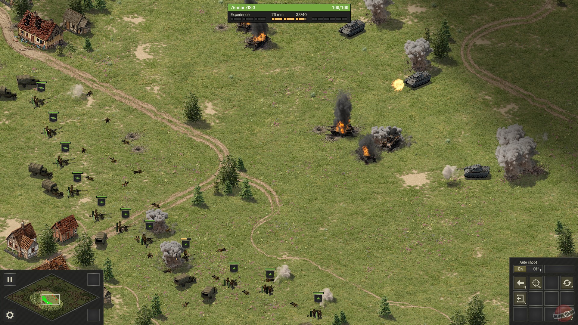 Скриншот из игры Panzer Strike! - 1