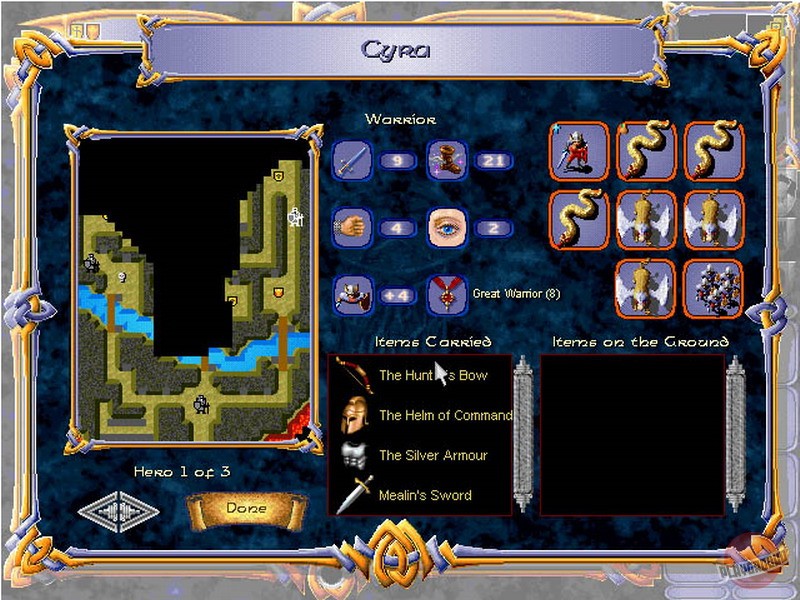 Скриншот из игры Warlords 3: Darklords Rising - 1