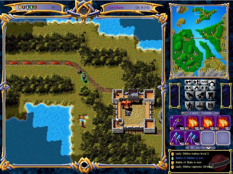 Скриншот из игры Warlords 3: Darklords Rising - 4