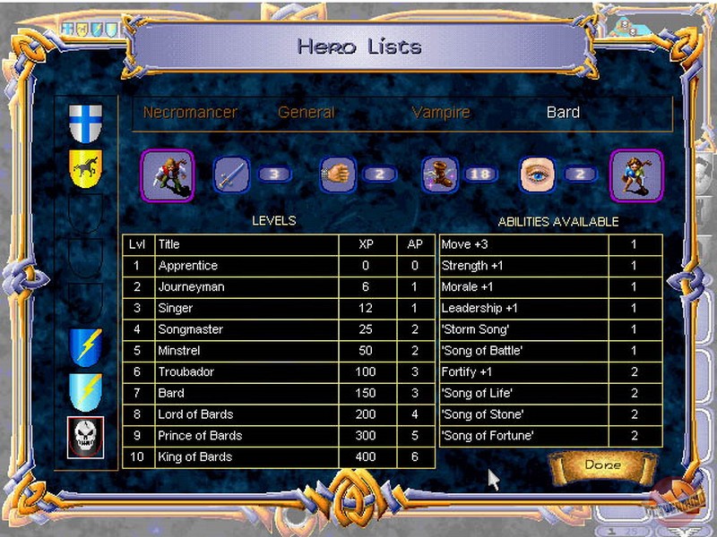 Скриншот из игры Warlords 3: Darklords Rising - 3