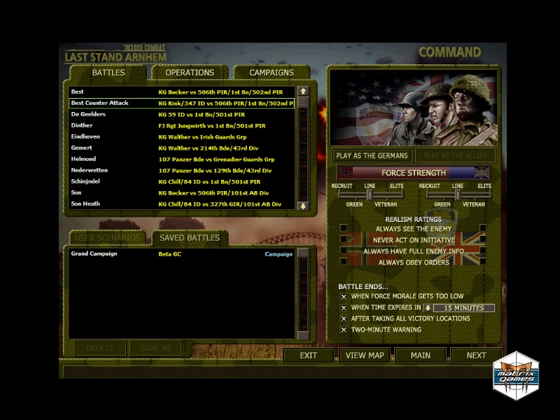 Скриншот из игры Close Combat: Last Stand Arnhem - 14