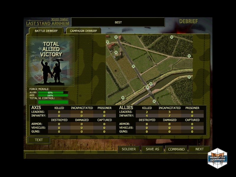 Скриншот из игры Close Combat: Last Stand Arnhem - 11