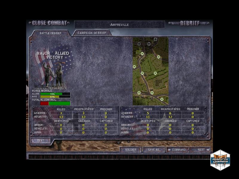 Скриншот из игры Close Combat: The Longest Day - 16