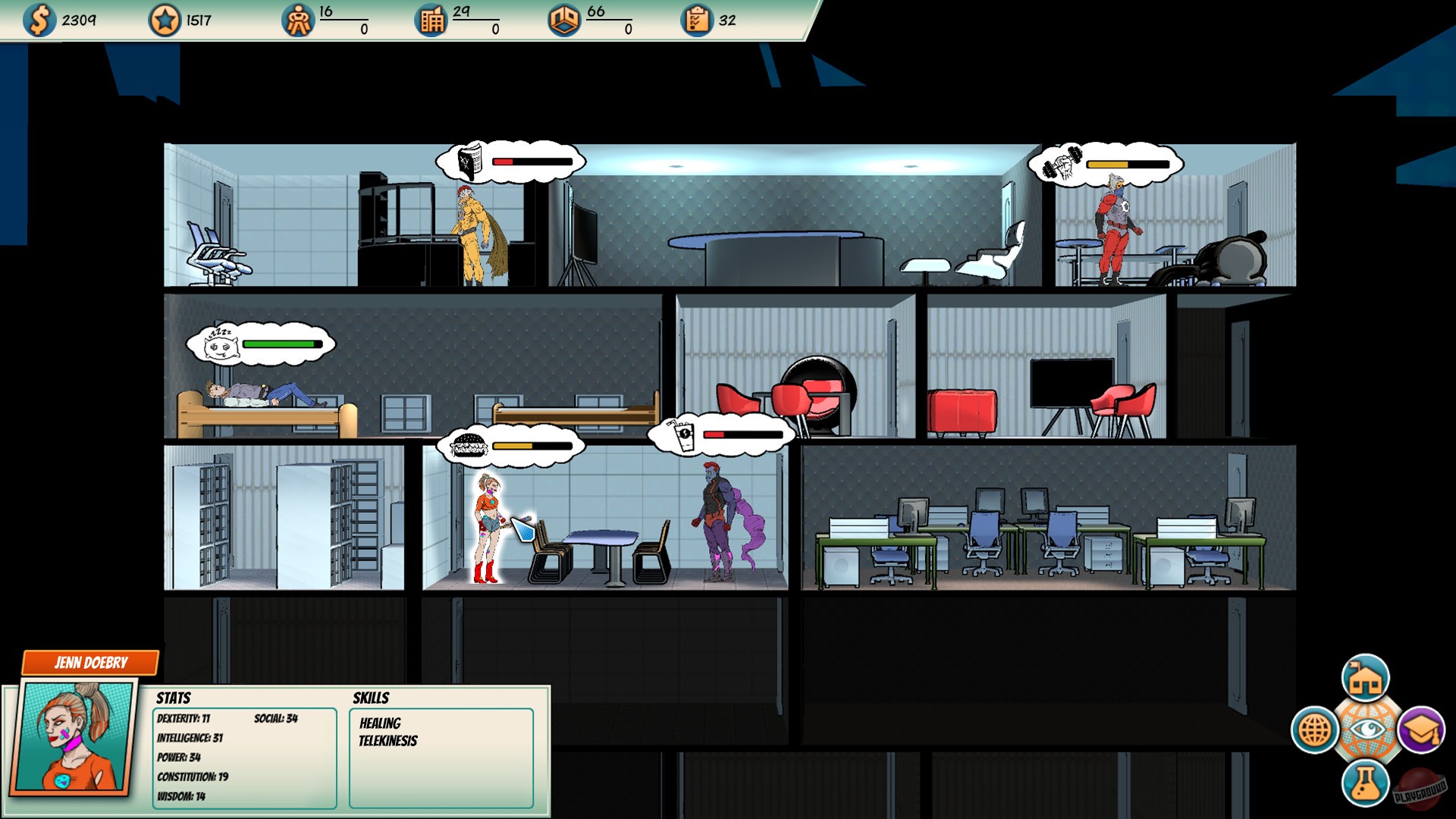 Скриншот из игры Superheroes Academy - 5
