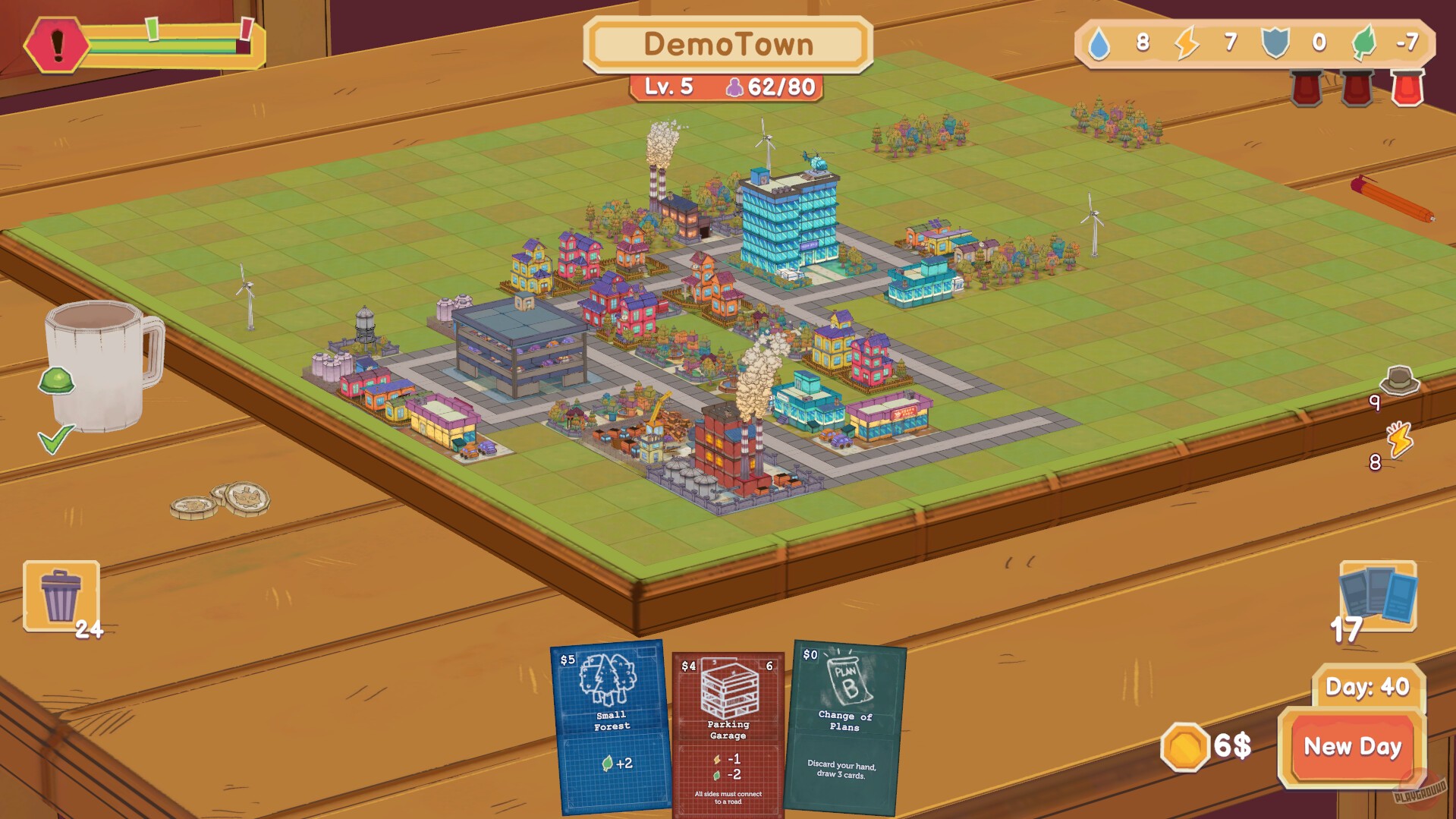 Скриншот из игры Cardboard Town - 4