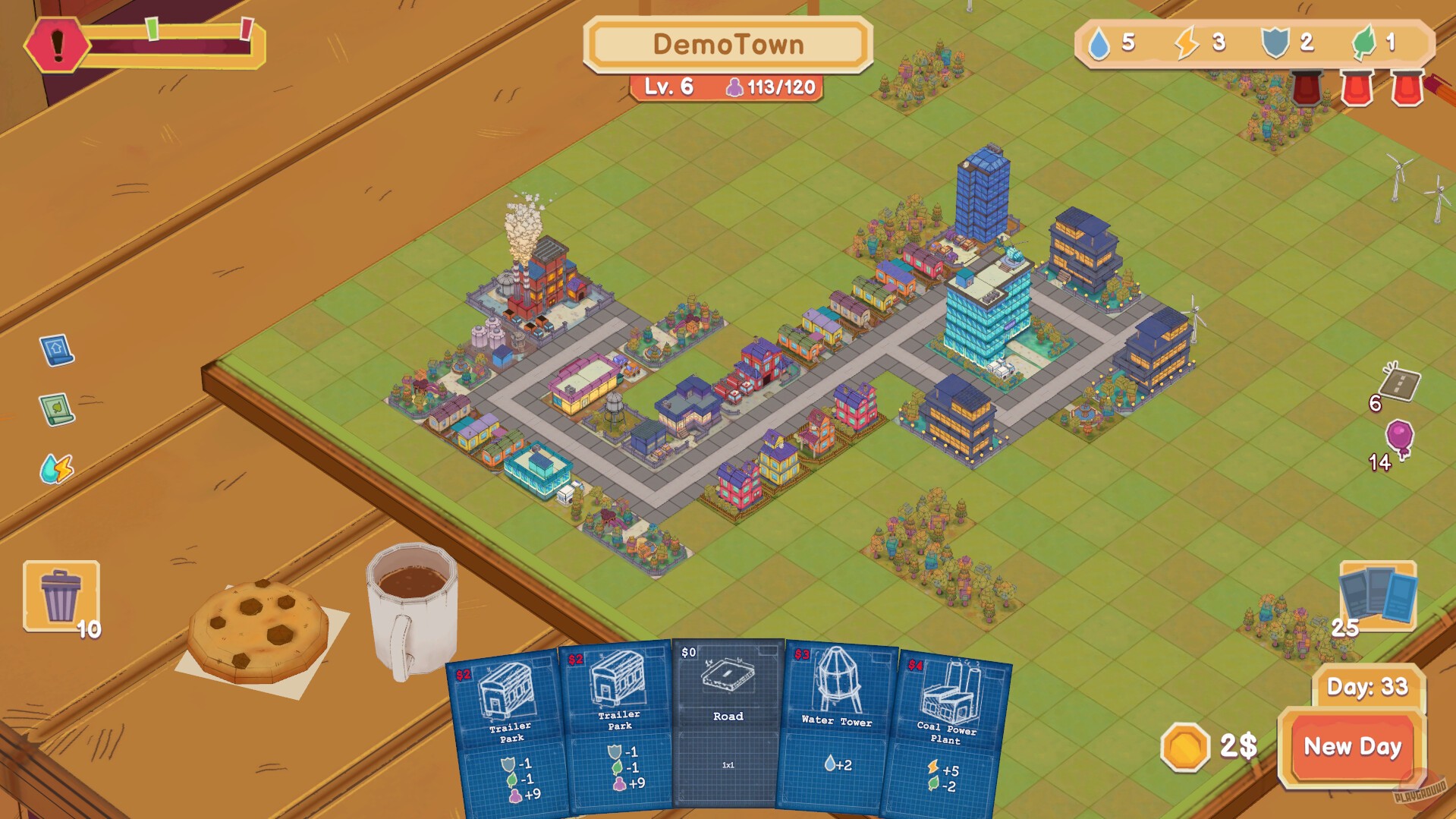 Скриншот из игры Cardboard Town - 1