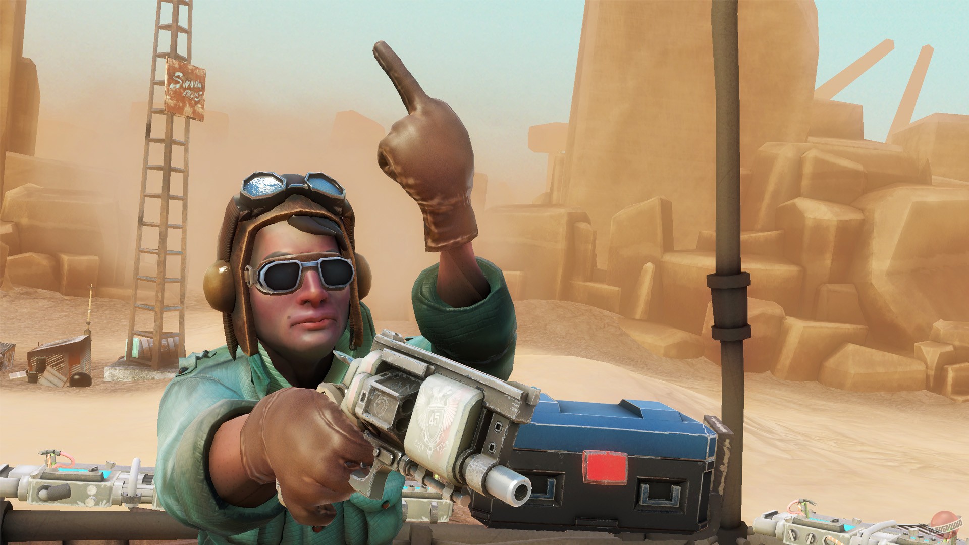 Скриншот из игры Hover Junkers - 10