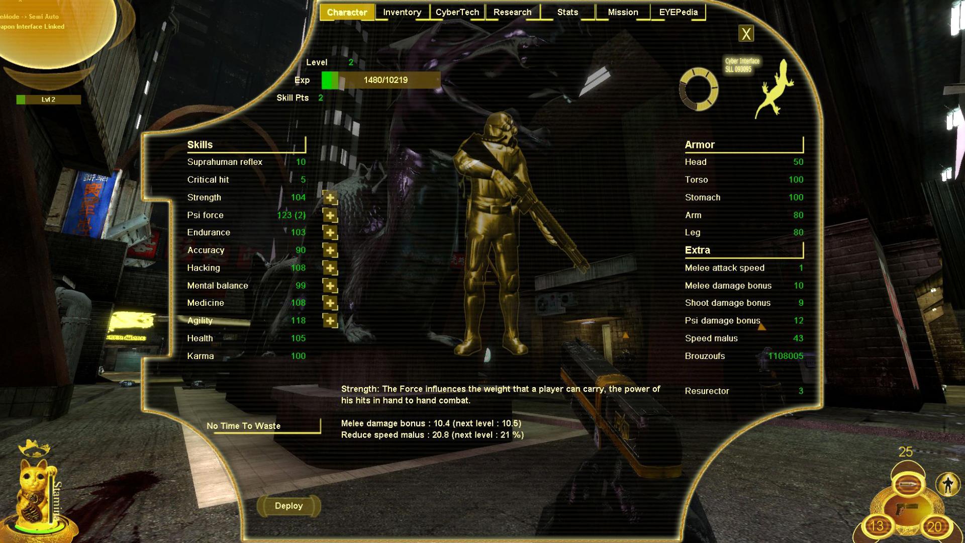 Скриншот из игры E.Y.E.: Divine Cybermancy - 114