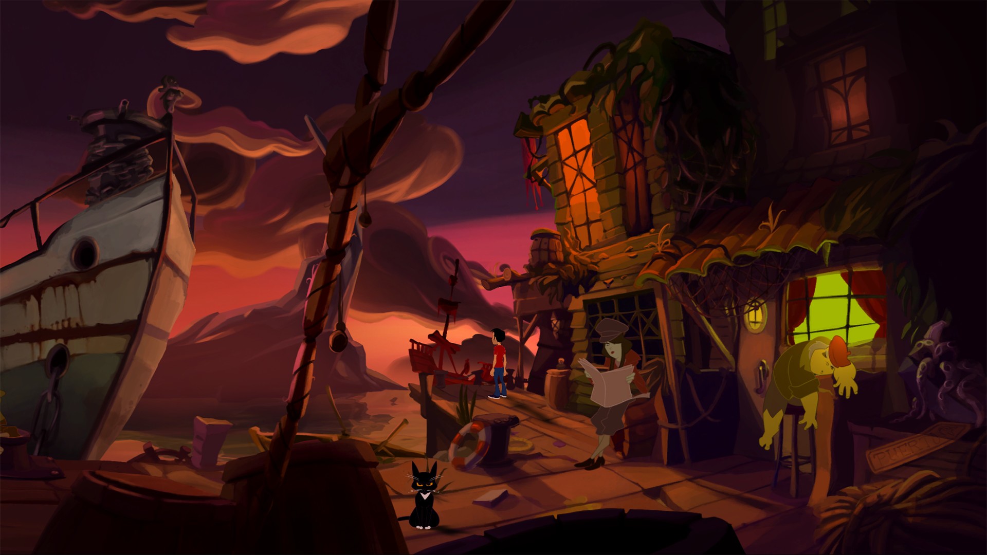 Скриншот из игры Gibbous - A Cthulhu Adventure - 32