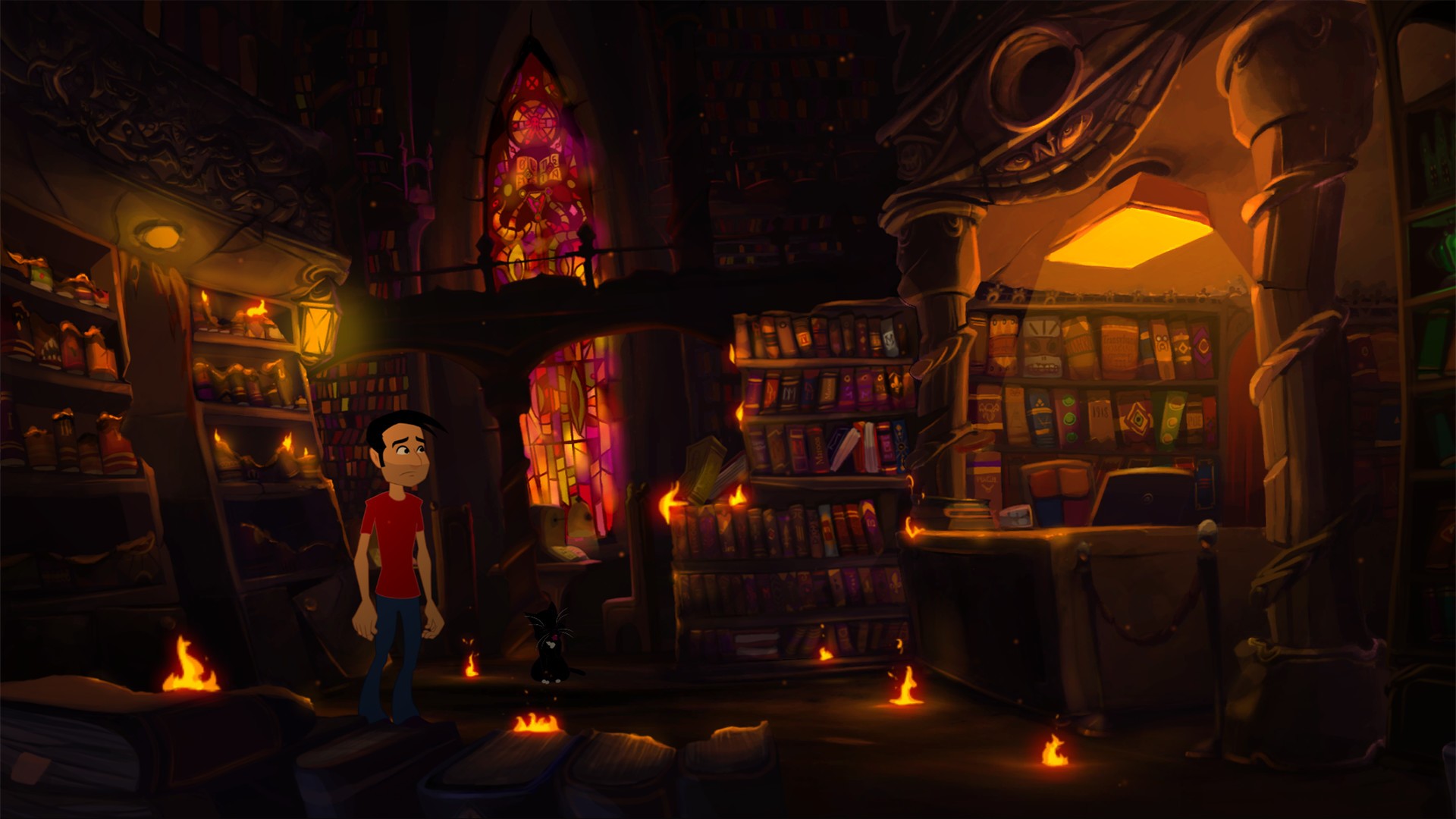 Скриншот из игры Gibbous - A Cthulhu Adventure - 29