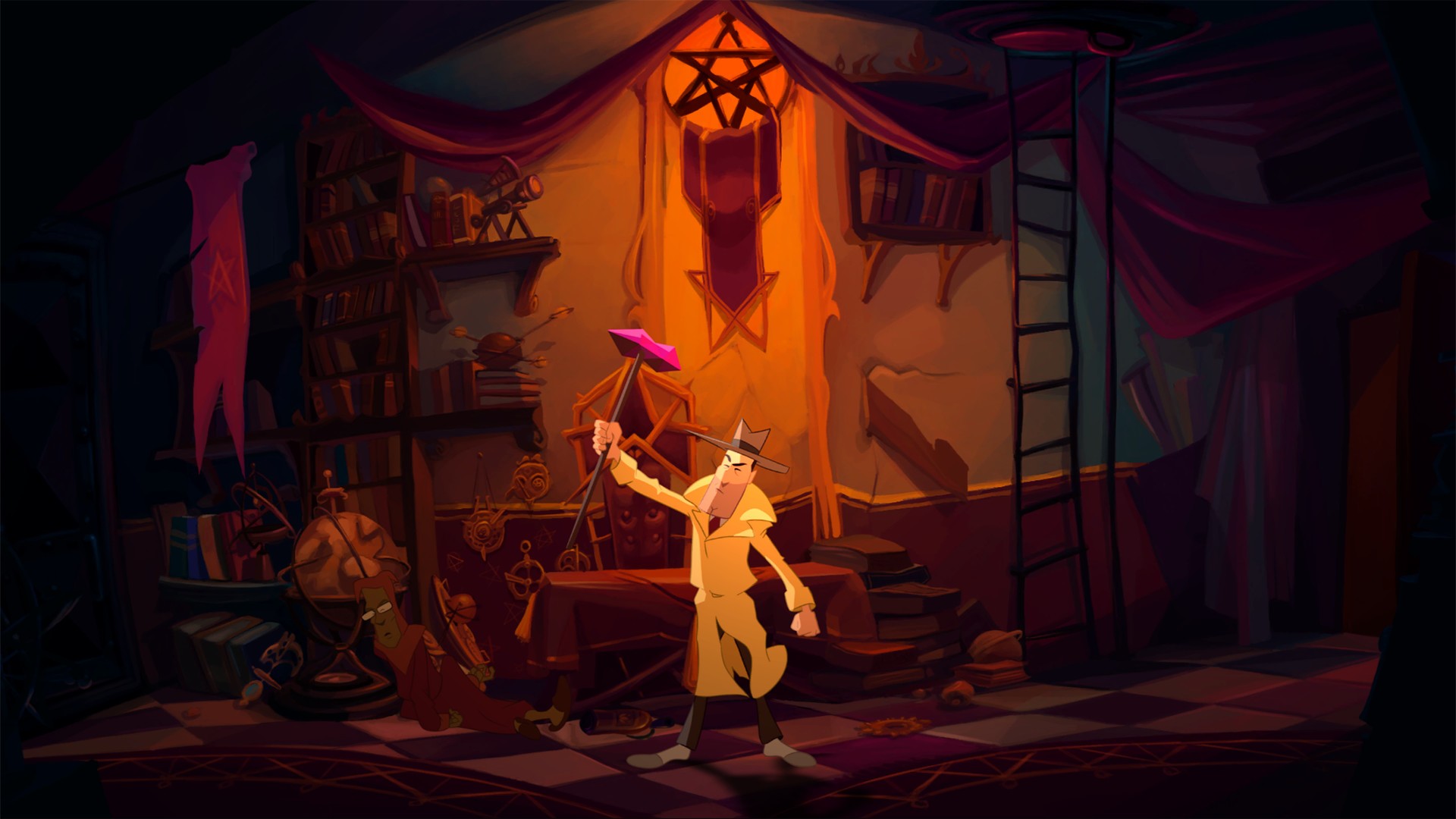 Скриншот из игры Gibbous - A Cthulhu Adventure - 11