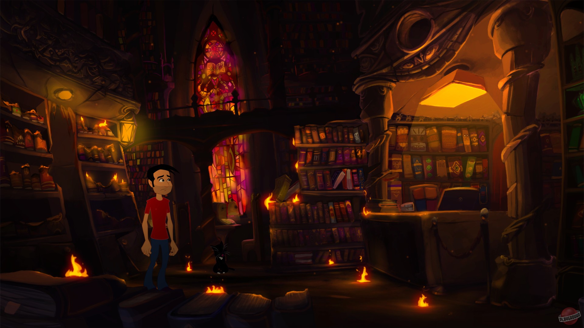 Скриншот из игры Gibbous - A Cthulhu Adventure - 15