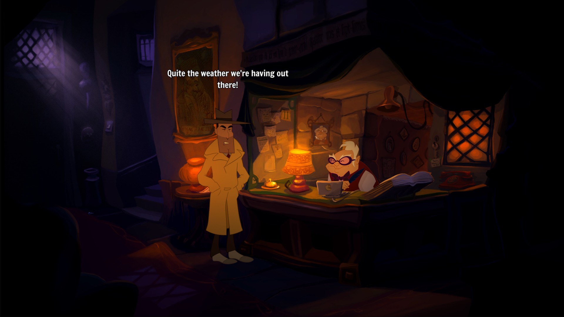 Скриншот из игры Gibbous - A Cthulhu Adventure - 16