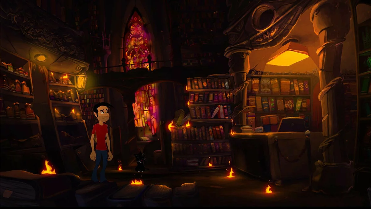 Скриншот из игры Gibbous - A Cthulhu Adventure - 25