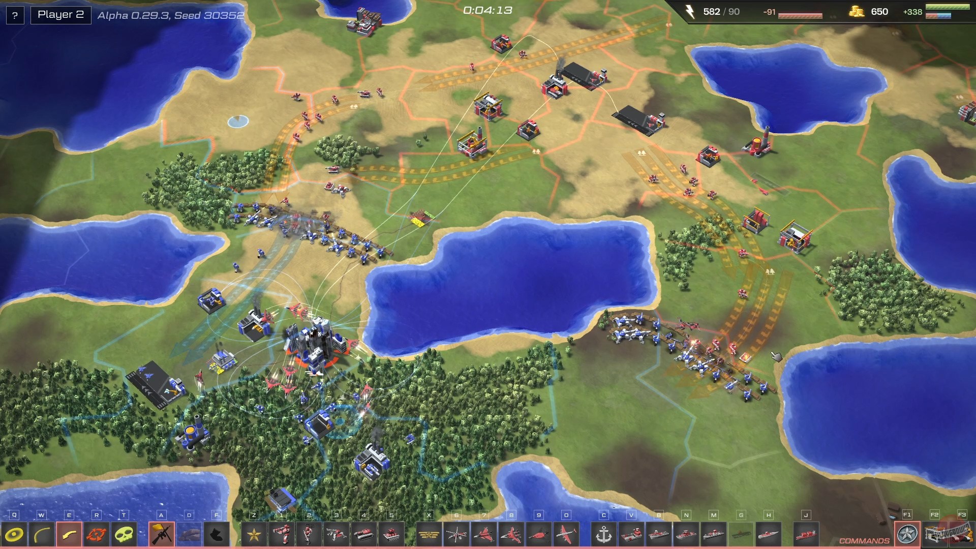 Скриншот из игры Line War - 2