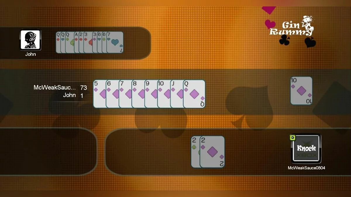 Скриншот из игры Gin Rummy - 10