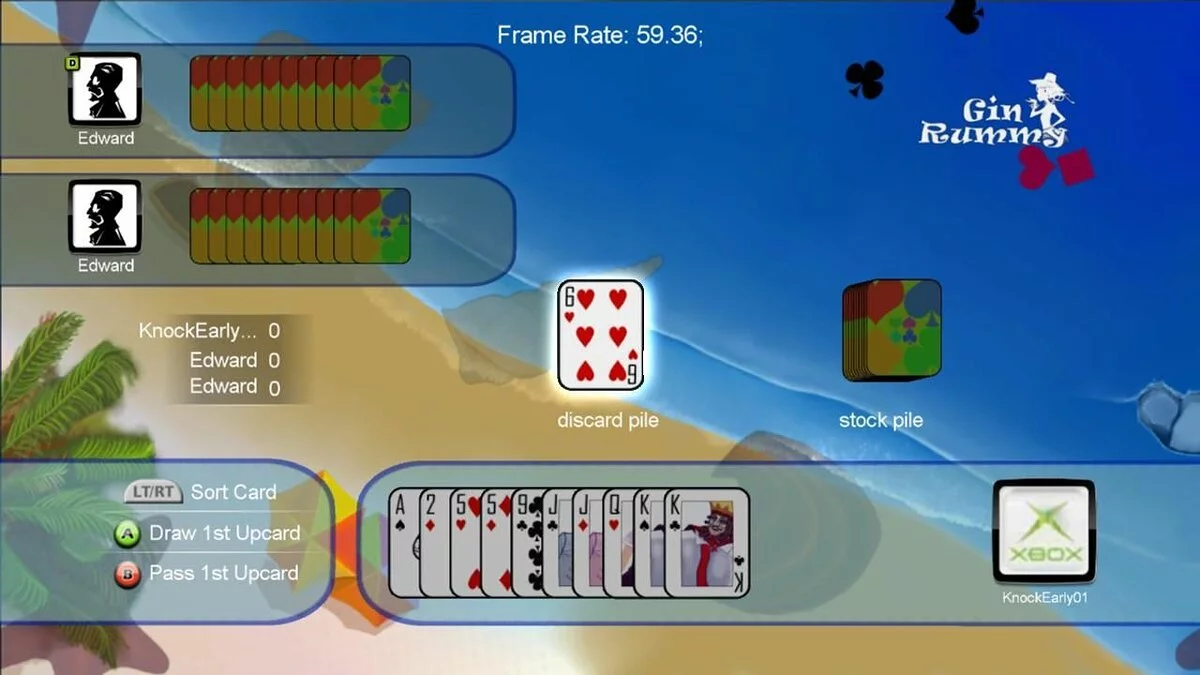 Скриншот из игры Gin Rummy - 8
