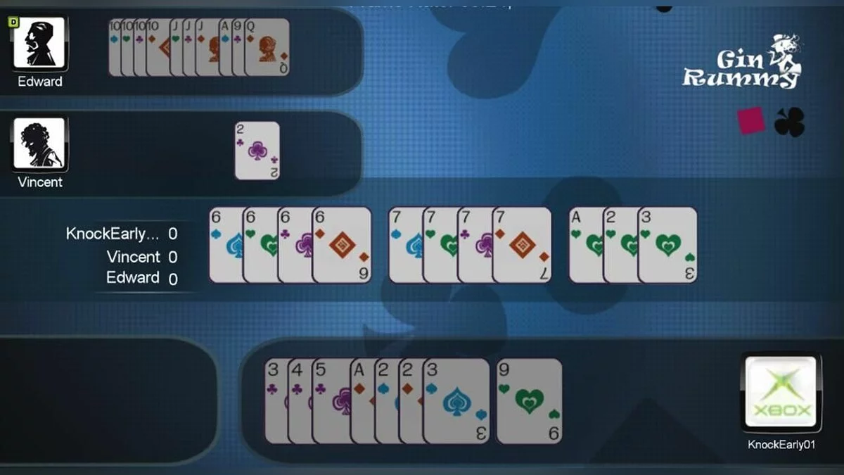 Скриншот из игры Gin Rummy - 6