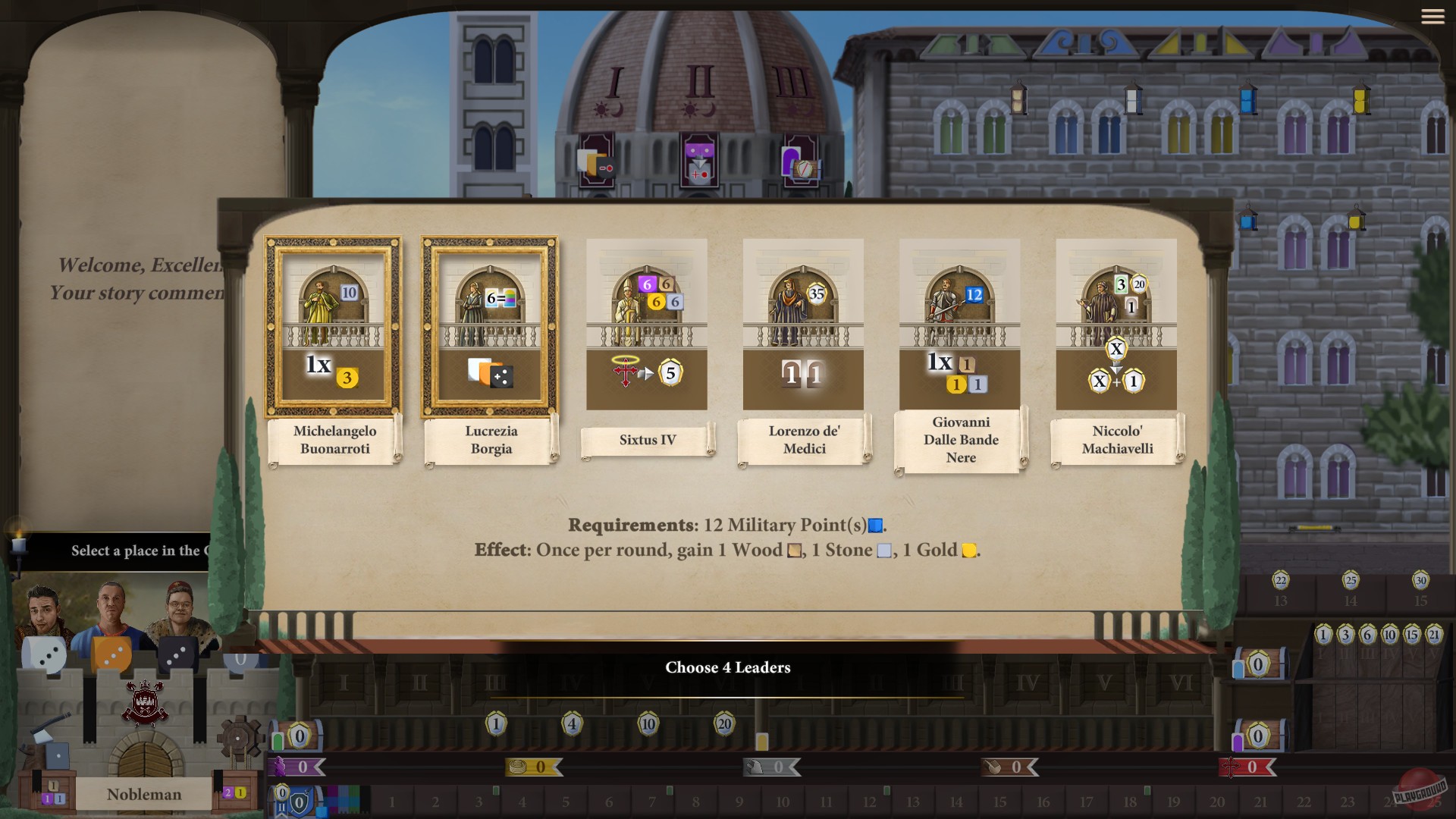 Скриншот из игры Lorenzo il Magnifico - 1