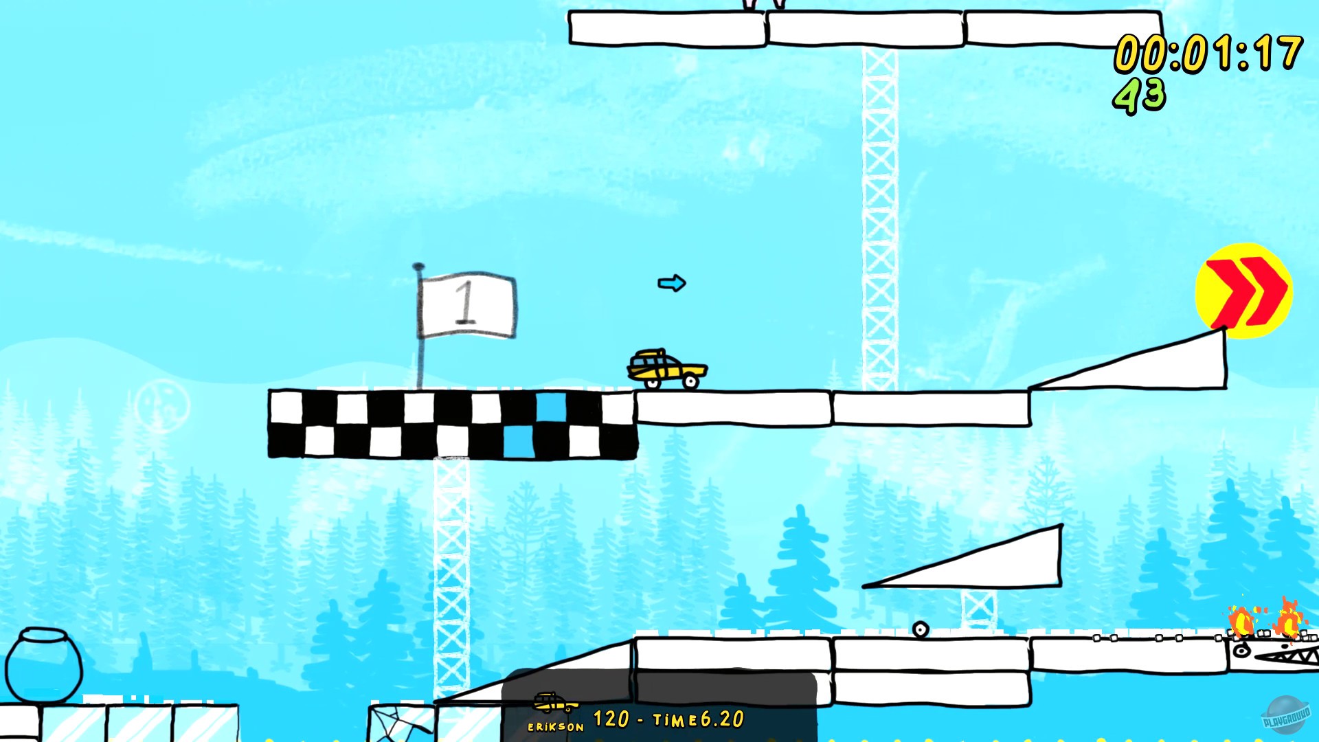 Скриншот из игры Fromto: Toy Cars in Hell - 36