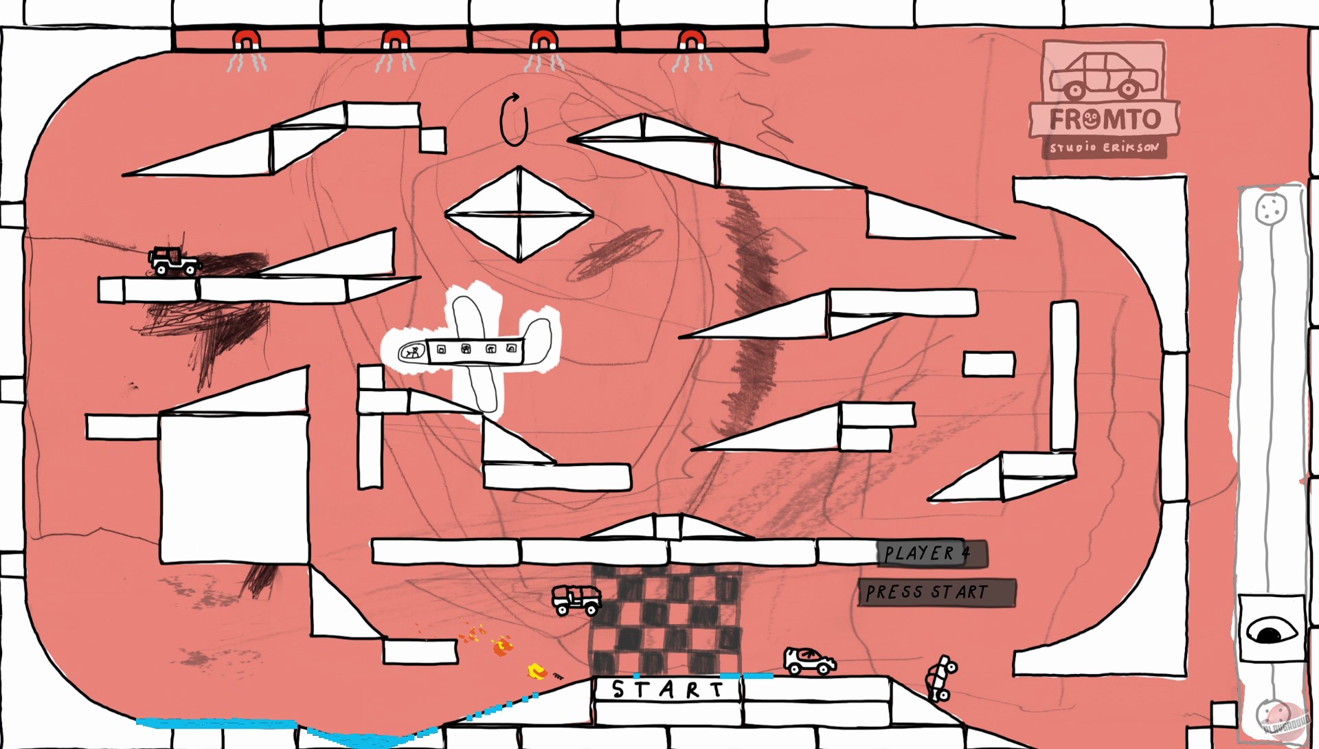 Скриншот из игры Fromto: Toy Cars in Hell - 18