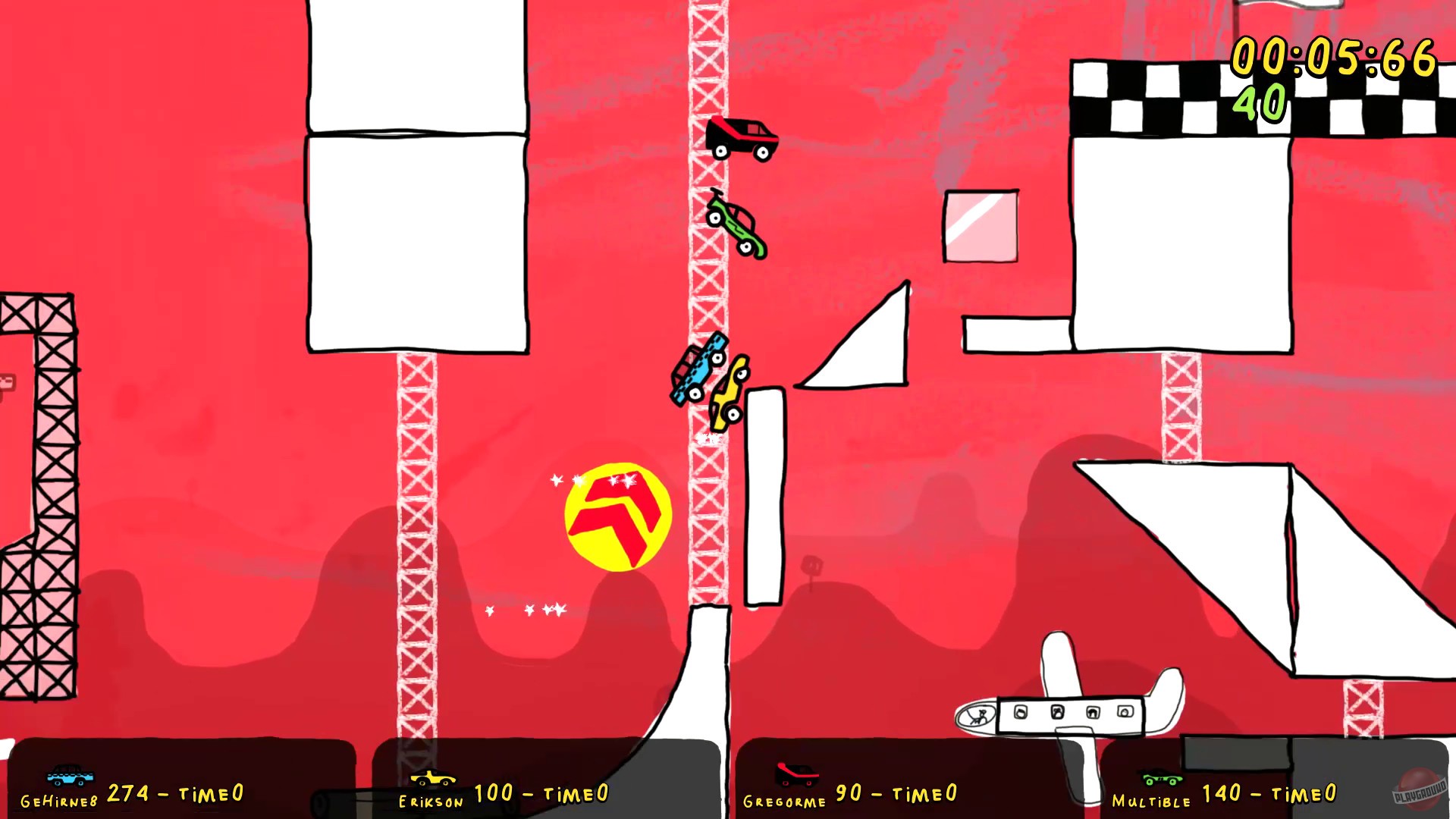 Скриншот из игры Fromto: Toy Cars in Hell - 33