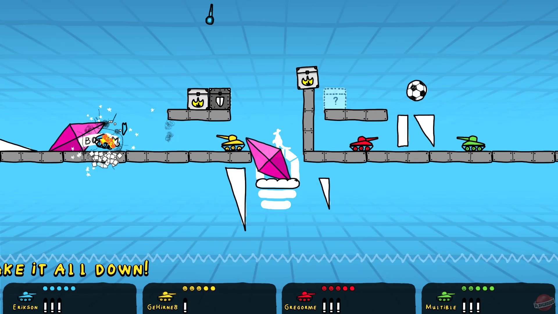 Скриншот из игры Fromto: Toy Cars in Hell - 28